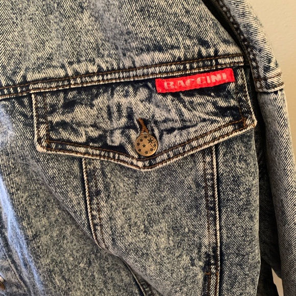 Vintage Acid Wash Oversized Denim Jacket - Picture 5 of 6